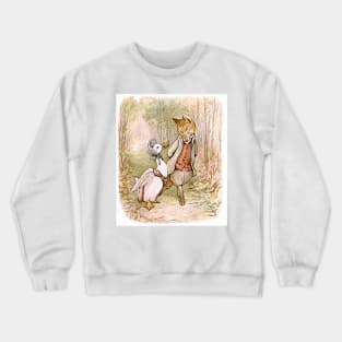 Jemimah Puddleduck and the Gentleman - Beatrix Potter Crewneck Sweatshirt